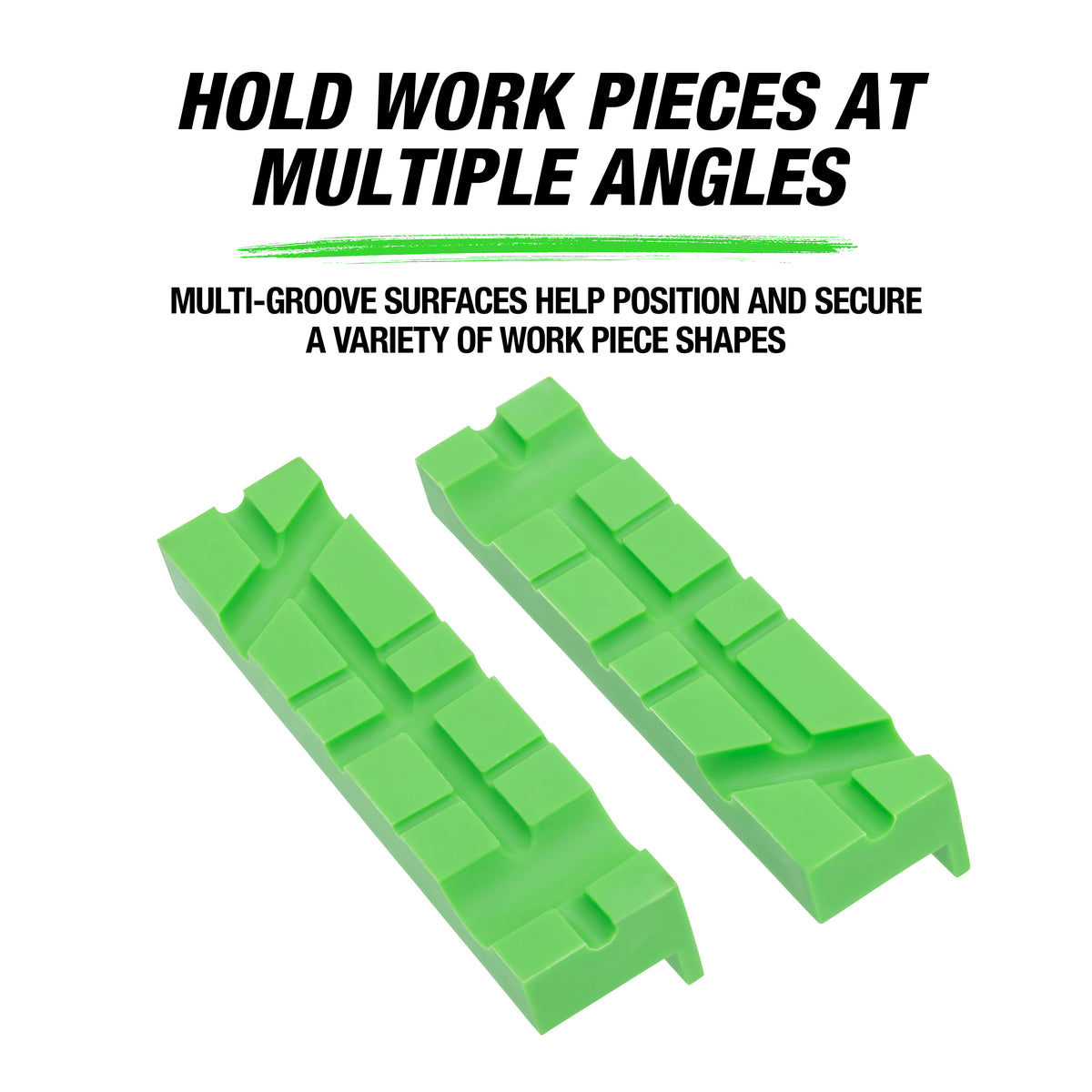 OEMTOOLS 24334 5in. Magnetic Multi-Groove Nylon Jaw Pad - Set of 2 Additional Image 2