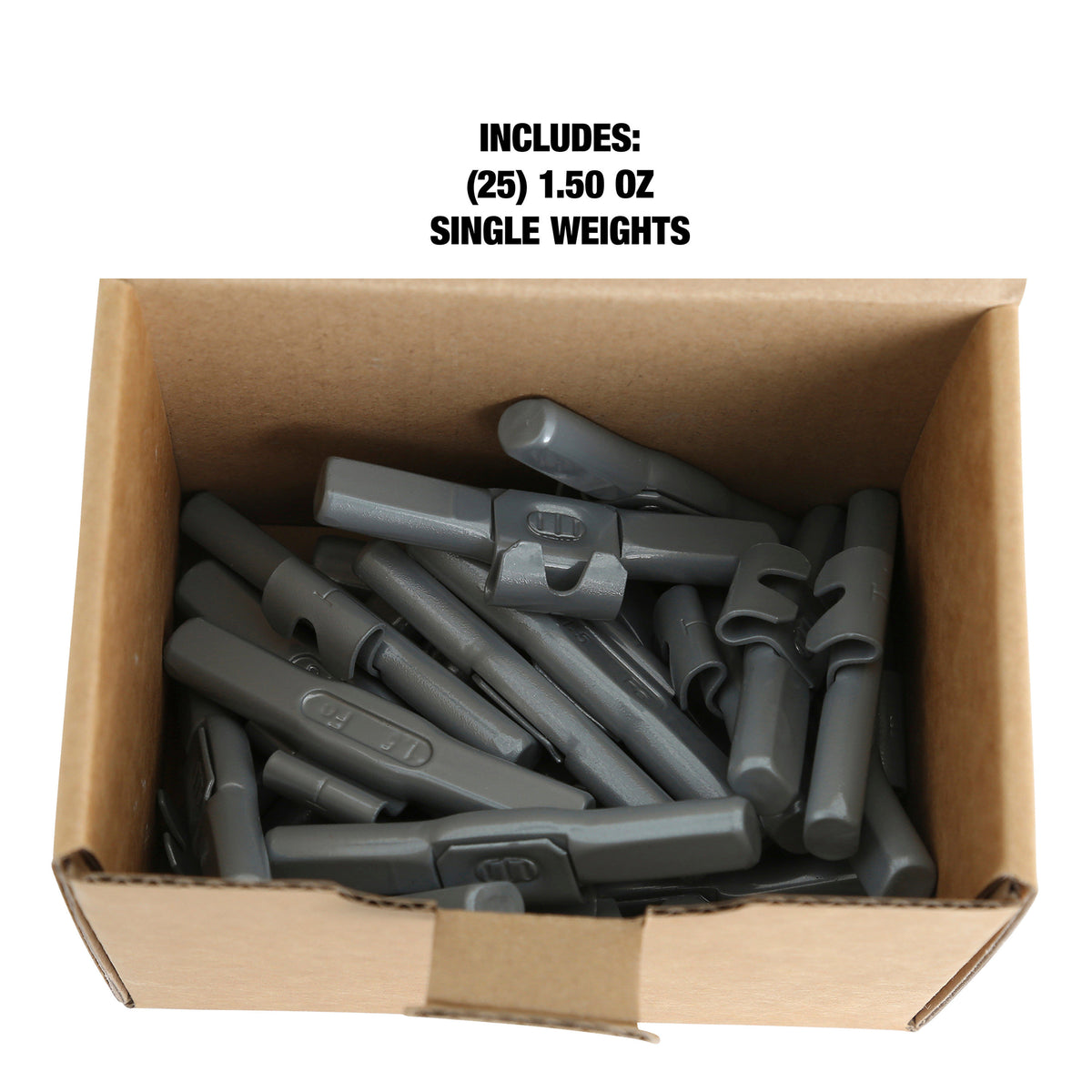 OEMTOOLS 23261 1.50 Oz. T Style Steel Wheel Weight - 1 Box of 25 Additional Image 4