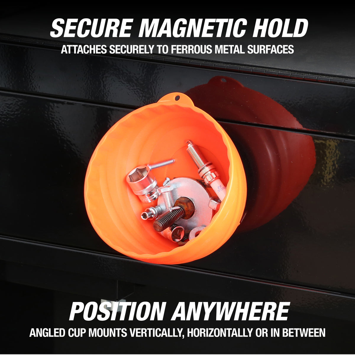 OEMTOOLS 25332 Magnetic Nut Cup - Orange Additional Image 2