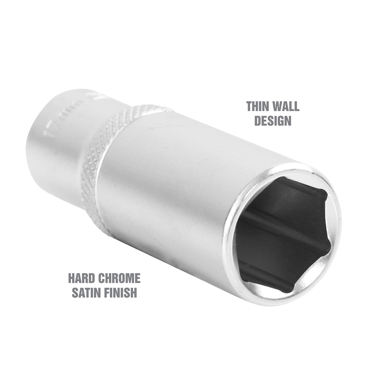 OEMTOOLS 22331 17 mm 3/8 Inch Drive Deep Socket Additional Image 2