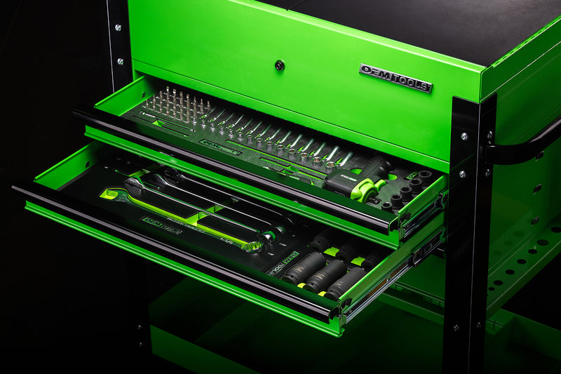 OEMTOOLS High-quality hand tools and equipment organized in a professional workshop