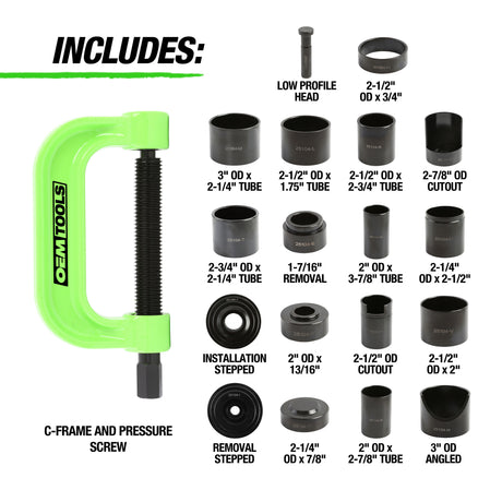 OEMTOOLS 28104 21 Piece Master Ball Joint Press Kit Additional Image 5
