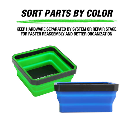 OEMTOOLS 26547 2-Pack Collapsible Magnetic Trays Additional Image 3