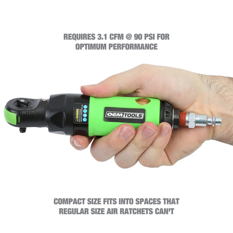 OEMTOOLS 24415 1/4 Inch Drive Super Duty Air Impact Ratchet Additional Image 5