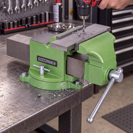OEMTOOLS 24330 5in. Heavy-Duty Vise with Pipe Jaws Additional Image 6