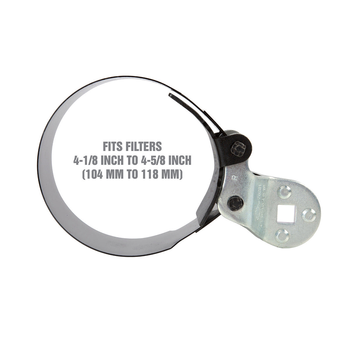 OEMTOOLS 25231 4-1/8in. to 4-5/8in. Heavy Duty Truck Oil Filter Wrench Additional Image 1