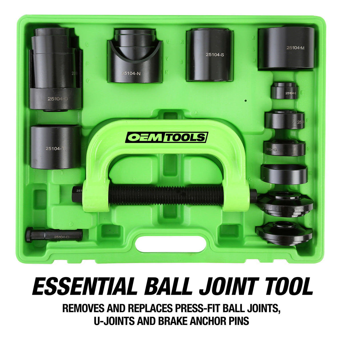 OEMTOOLS 28104 21 Piece Master Ball Joint Press Kit Additional Image 2
