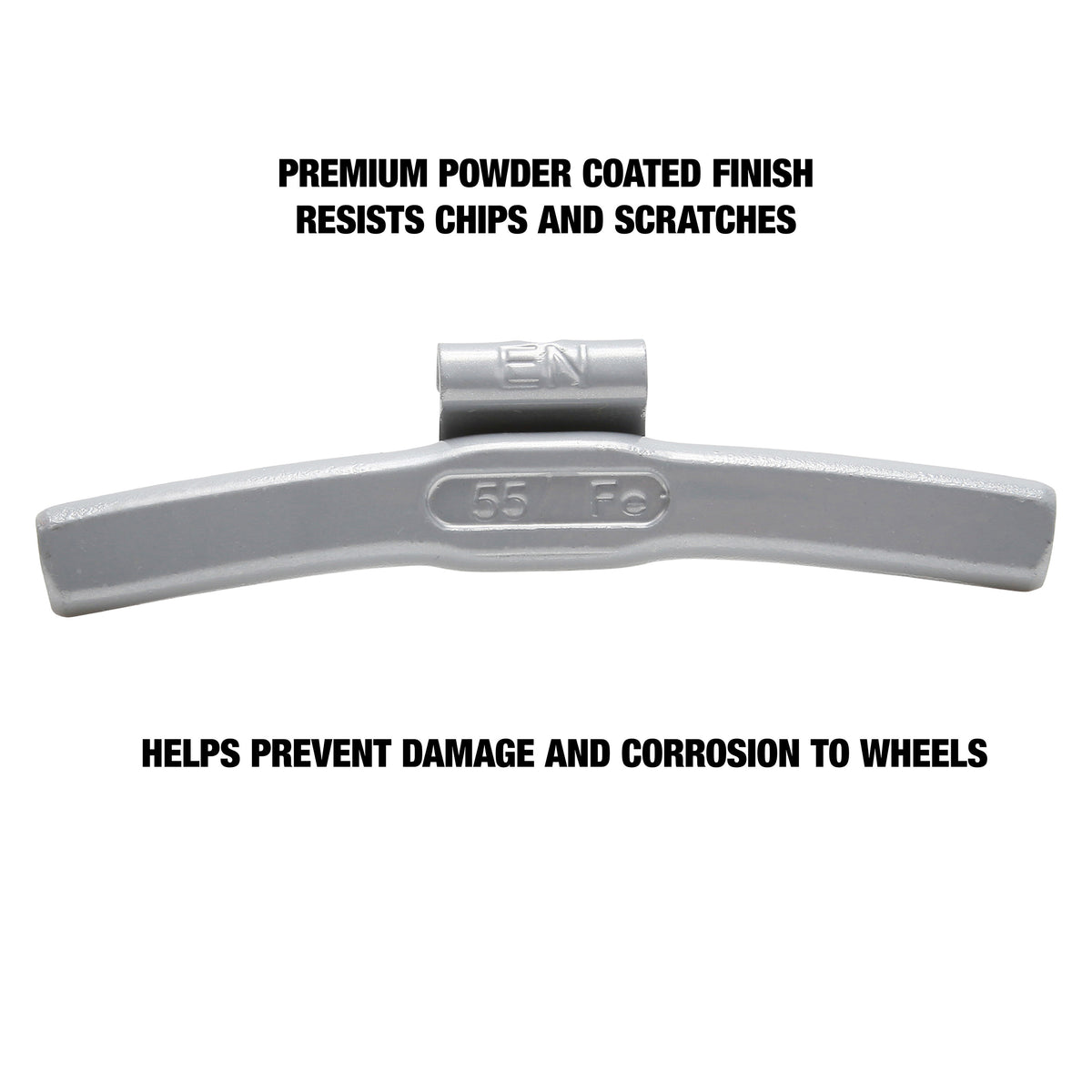 OEMTOOLS 23300 55 gm. EN Style Steel Wheel Weight - 1 Box of 25 Additional Image 3
