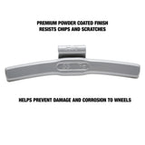 OEMTOOLS 23300 55 gm. EN Style Steel Wheel Weight - 1 Box of 25 Additional Image 3