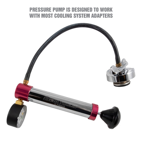 OEMTOOLS 37068 Universal Cooling System Pressure Test Kit Additional Image 4