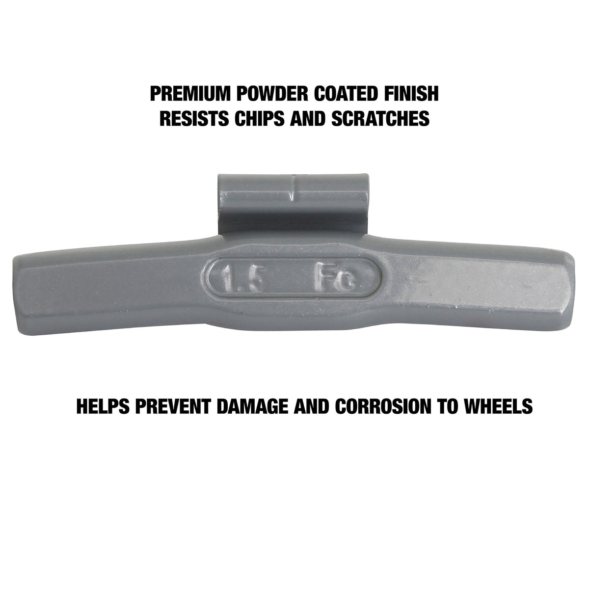 OEMTOOLS 23261 1.50 Oz. T Style Steel Wheel Weight - 1 Box of 25 Additional Image 3
