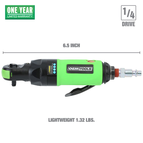OEMTOOLS 24415 1/4 Inch Drive Super Duty Air Impact Ratchet Additional Image 1