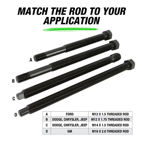 OEMTOOLS 37406 Long Reach Harmonic Balancer/Pulley Installer for GM, Ford & Chrysler Additional Image 3