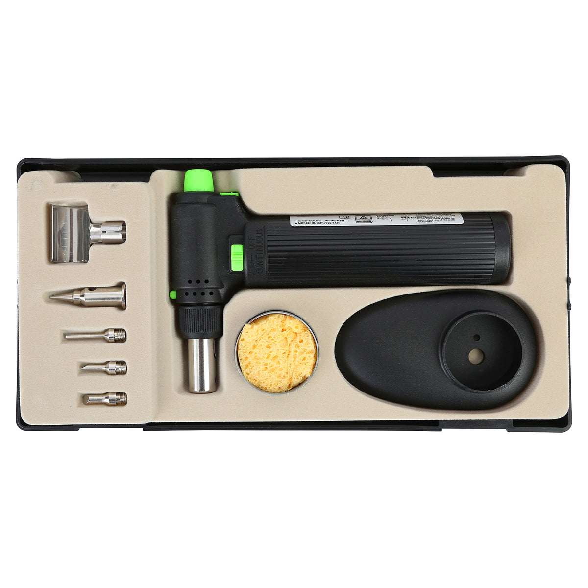 OEMTOOLS 24356 Professional 3-in-1 Butane Micro Torch Kit Additional Image 2