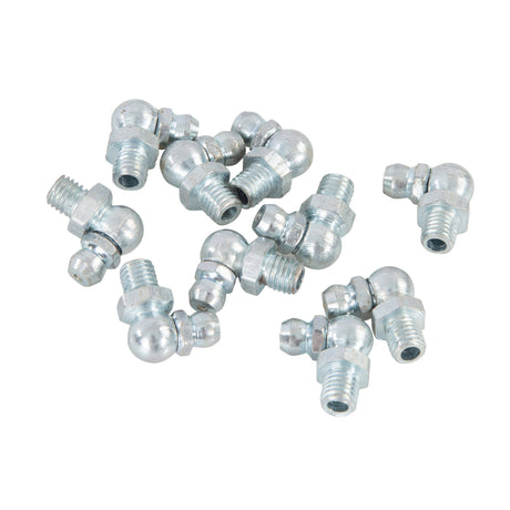 OEMTOOLS 25798 10 Piece 1/4in. 90° Grease Fittings Main Image