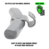 OEMTOOLS 23300 55 gm. EN Style Steel Wheel Weight - 1 Box of 25 Additional Image 2