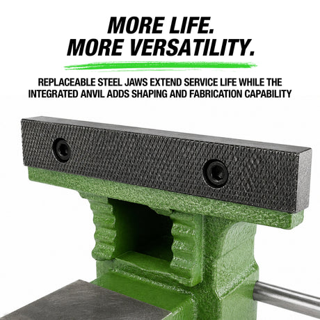 OEMTOOLS 24300 6in. Heavy-Duty Vise with Pipe Jaws Additional Image 5
