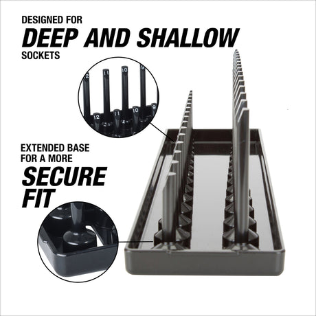 OEMTOOLS 22209 3/8in. Drive Socket Tray (Metric) Additional Image 4