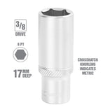 OEMTOOLS 22331 17 mm 3/8 Inch Drive Deep Socket Additional Image 1