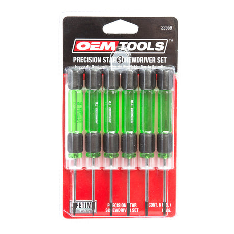 OEMTOOLS 22559 6-Pc Precision Star Screwdriver Set Additional Image 4