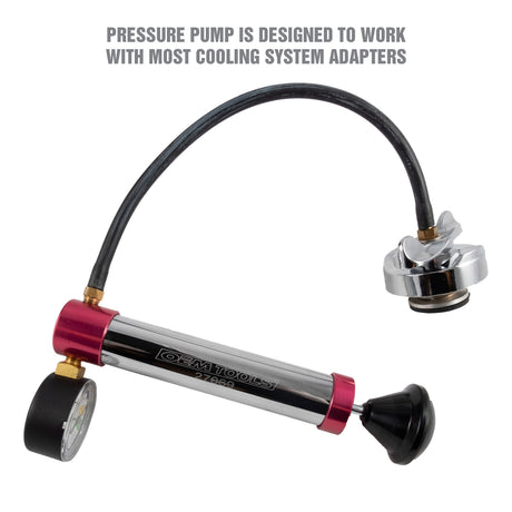 OEMTOOLS 27068 Universal Cooling System Pressure Test Kit Additional Image 4