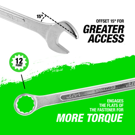 OEMTOOLS 22108 1-1/2 Inch Jumbo Combination Wrench Additional Image 3
