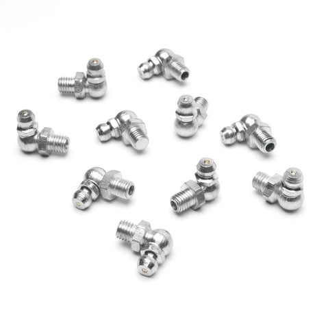 OEMTOOLS 25798 10 Piece 1/4in. 90° Grease Fittings Additional Image 1