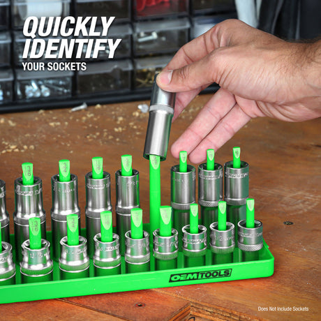 OEMTOOLS 22209 3/8in. Drive Socket Tray (Metric) Additional Image 6