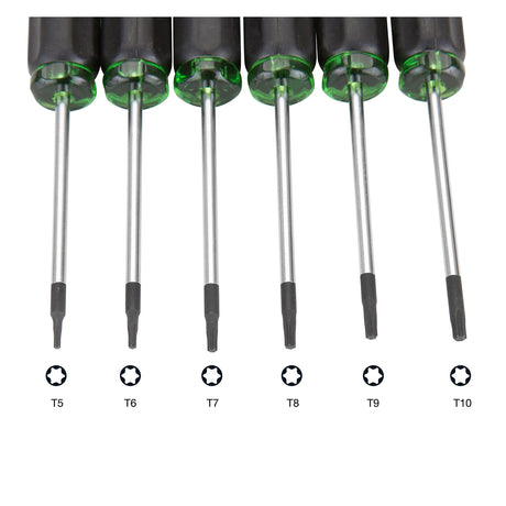 OEMTOOLS 22559 6-Pc Precision Star Screwdriver Set Additional Image 2